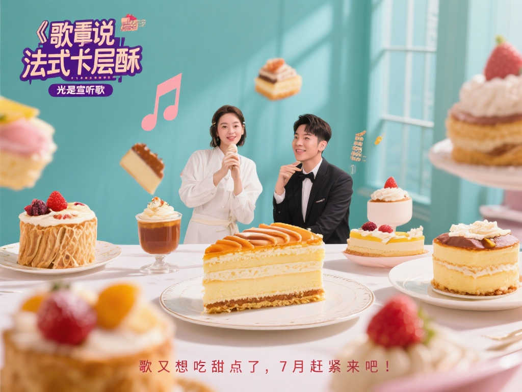 《歌声如法式千层酥》7月甜蜜开播 全新宣传片震撼登场
